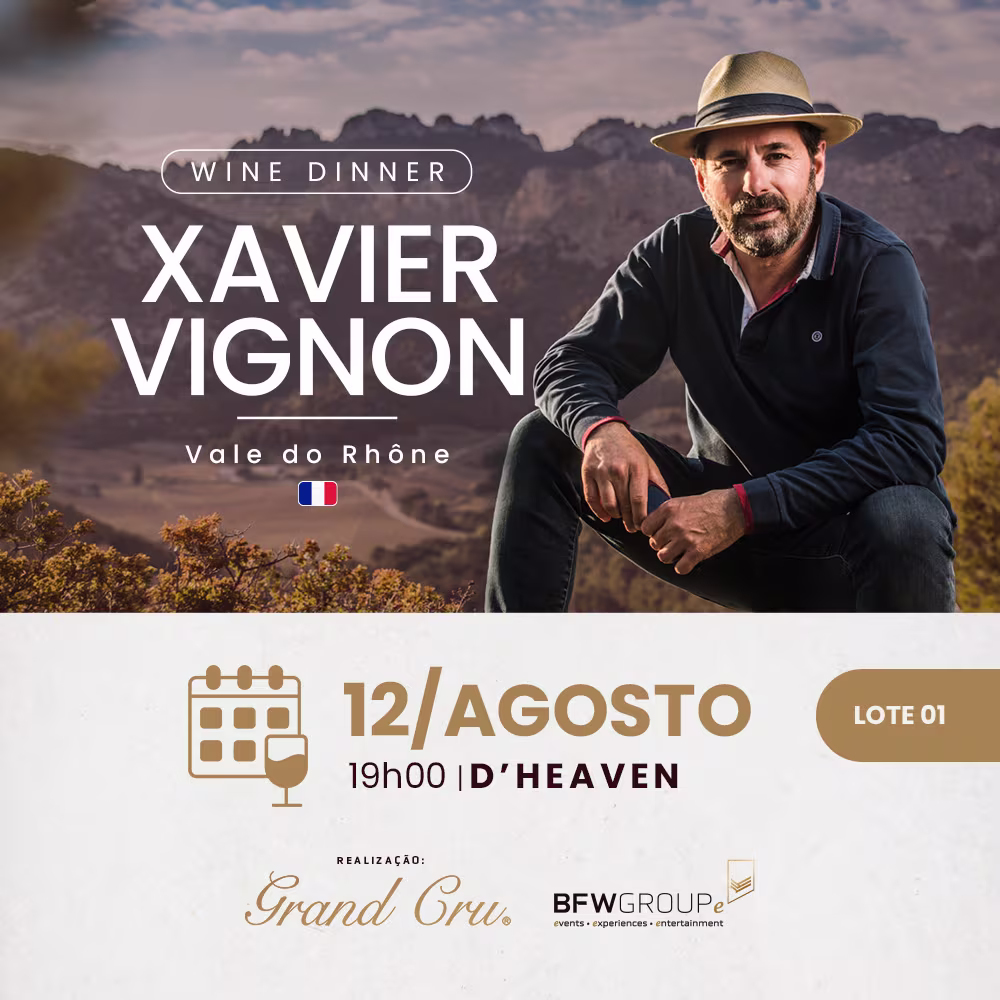 Wine Dinner com Xavier Vignon no D'Heaven